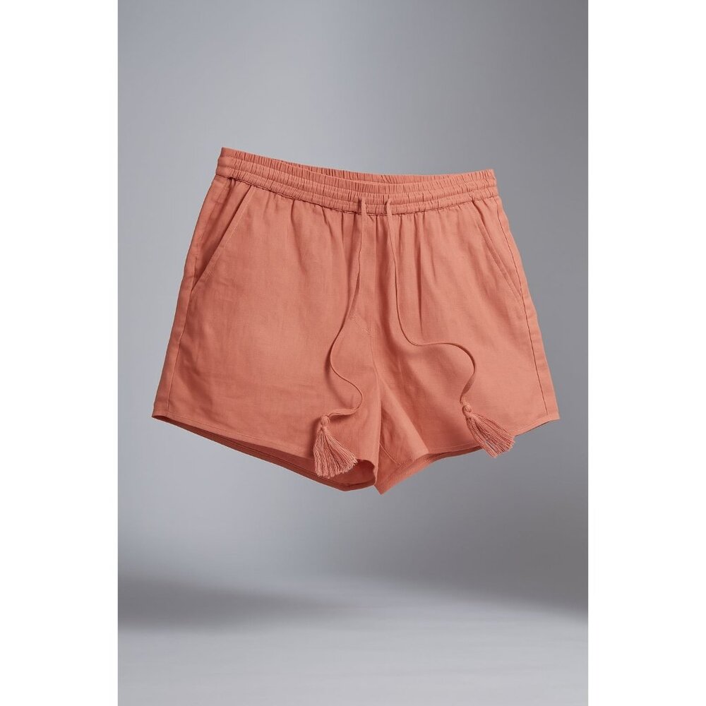 Andie Swim The Graciosa Short Women's Medium Sunset Linen Blend Beach Lounge NWT